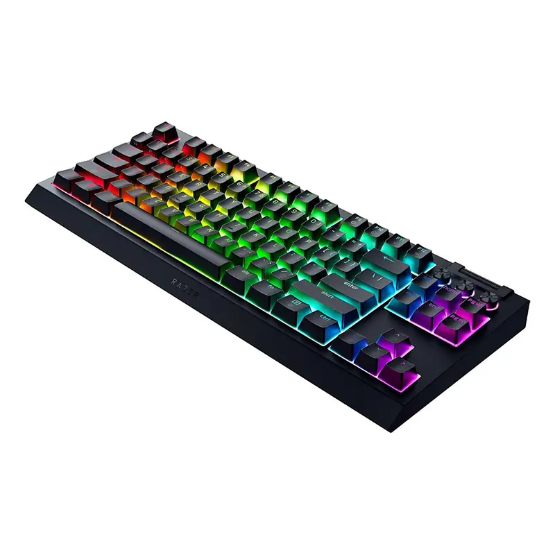 کیبورد گیمینگ ریزر مدل RAZER BLACKWIDOW V4 MINI HYPERSPEED