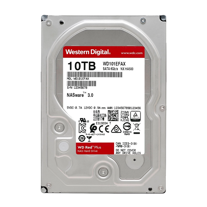  هارد دیسک اینترنال وسترن دیجیتال مدل Red Plus 10TB