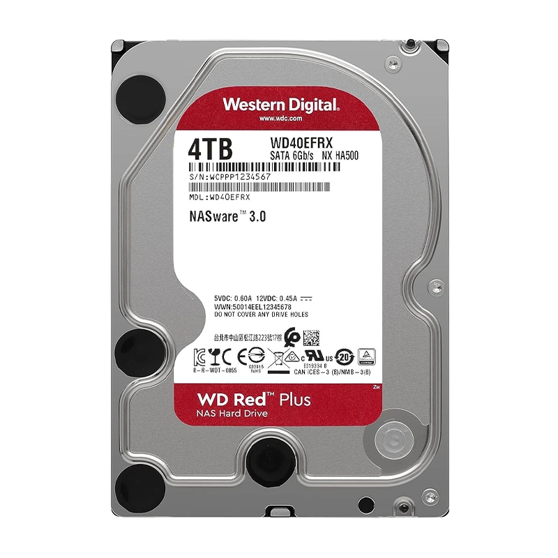  هارد دیسک اینترنال وسترن دیجیتال مدل Red Plus 4TB