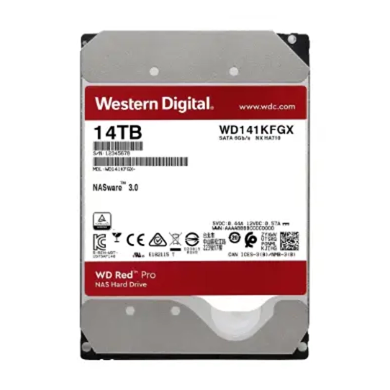 هارد دیسک اینترنال وسترن دیجیتال مدل Red Pro 14TB