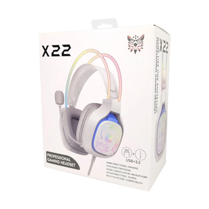 هدست گیمینگ اونیکوما مدل X22 White