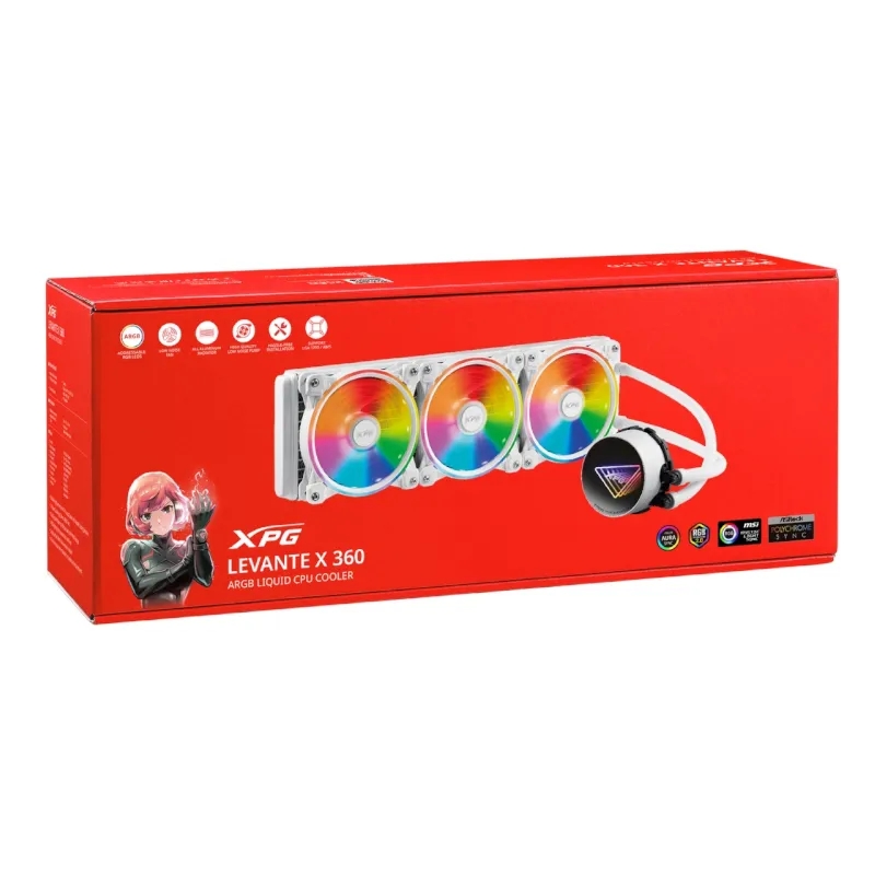 خنک کننده پردازنده ایکس پی جی مدل Levante X 360 ARGB White
