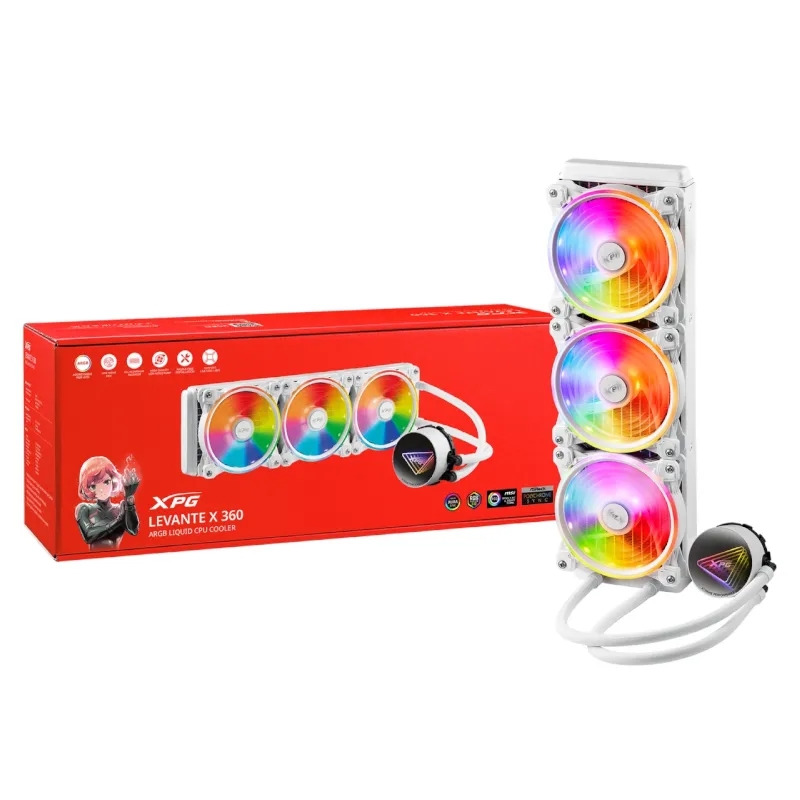 خنک کننده پردازنده ایکس پی جی مدل Levante X 360 ARGB White