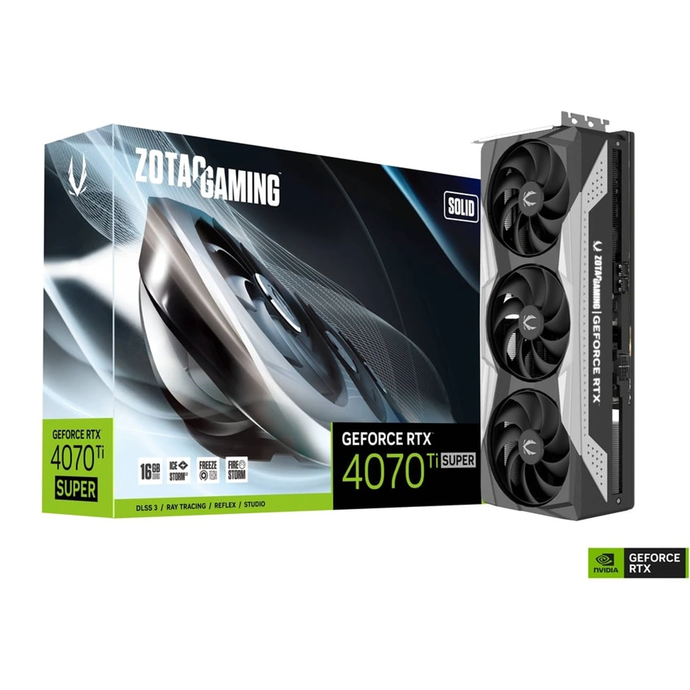 کارت گرافیک زوتک مدل RTX 4070 Ti SUPER SOLID 16GB 