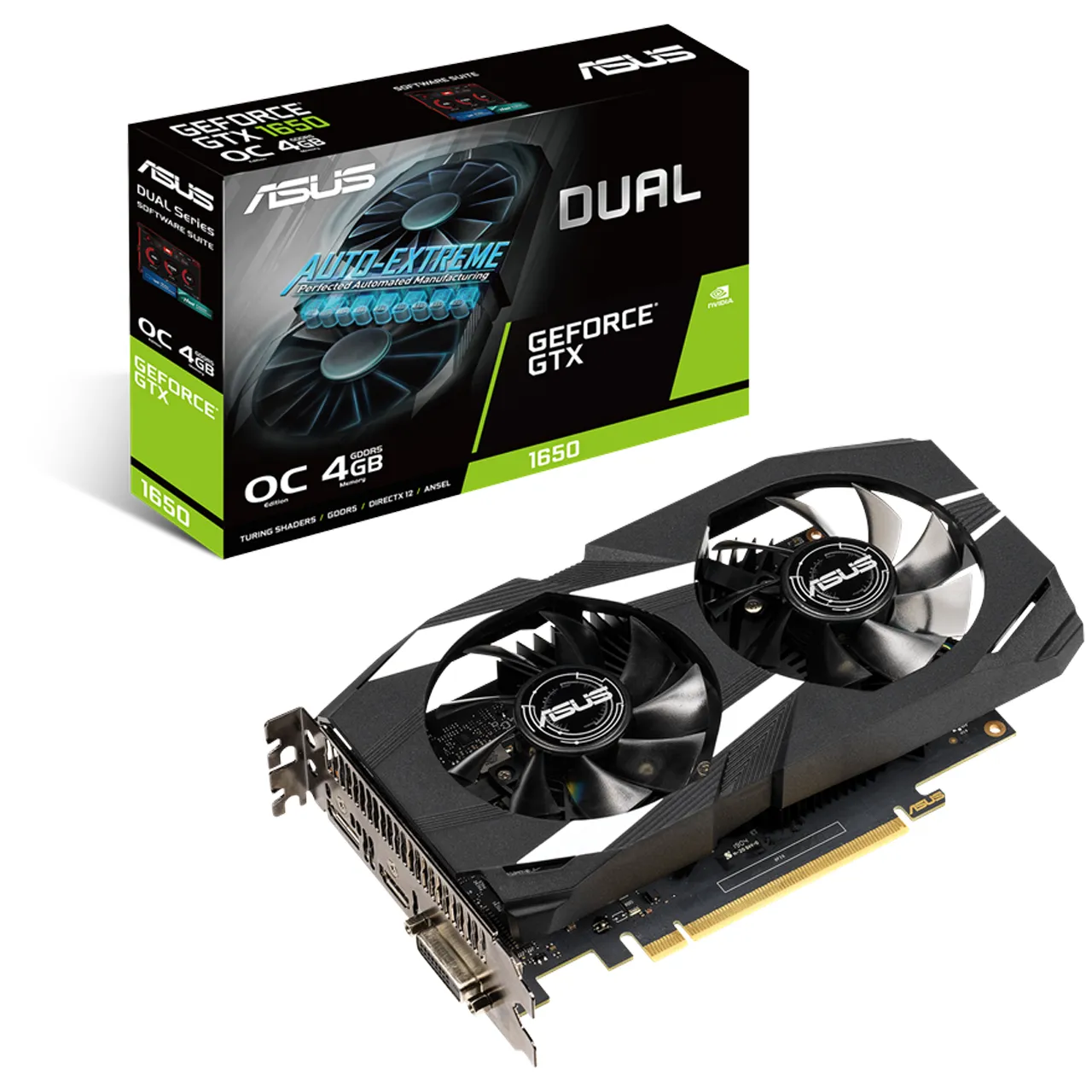 کارت گرافیک ایسوس مدل Dual GTX 1650 4GB OC