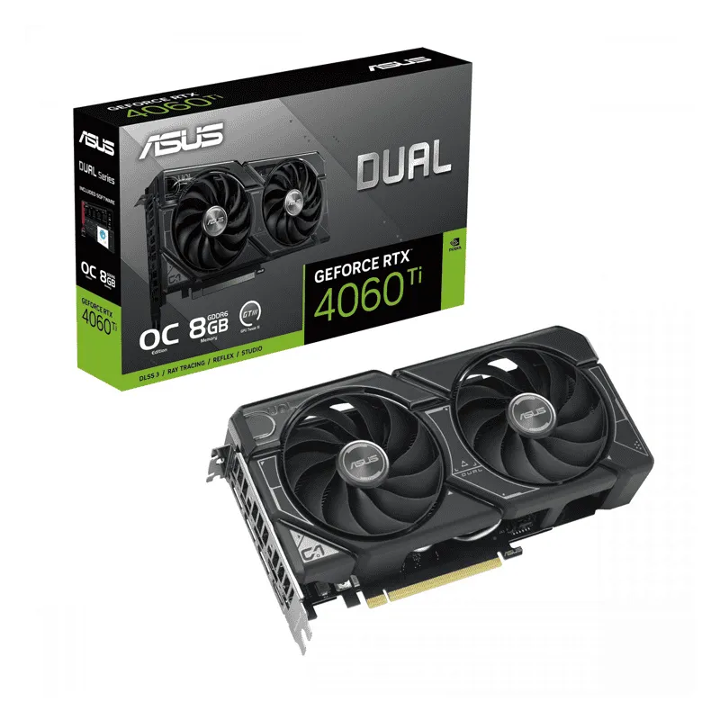 کارت گرافیک ایسوس مدل Dual RTX 4060 Ti 8GB OC