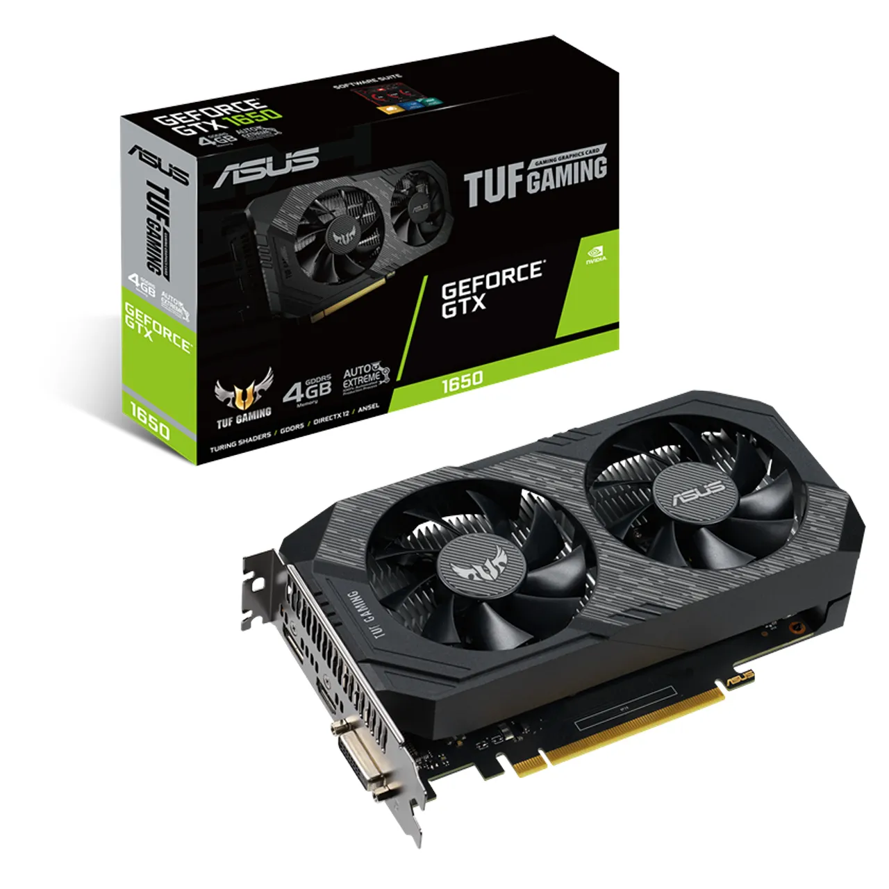 کارت گرافیک ایسوس مدل TUF GTX 1650 4GB OC