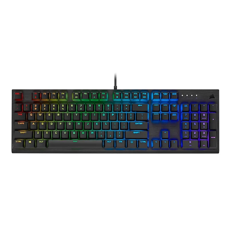 کیبورد گیمینگ کورسیر K60 RGB PRO Low Profile Mechanical