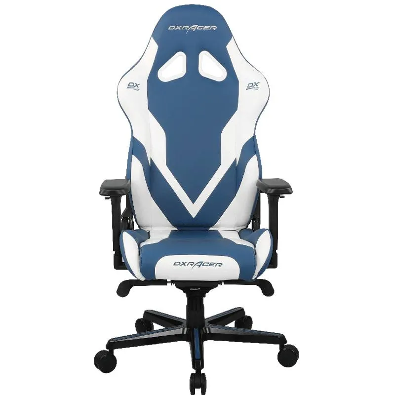 صندلی گیمینگ سری گلادیاتور سفید آبی OH-D8200-BW