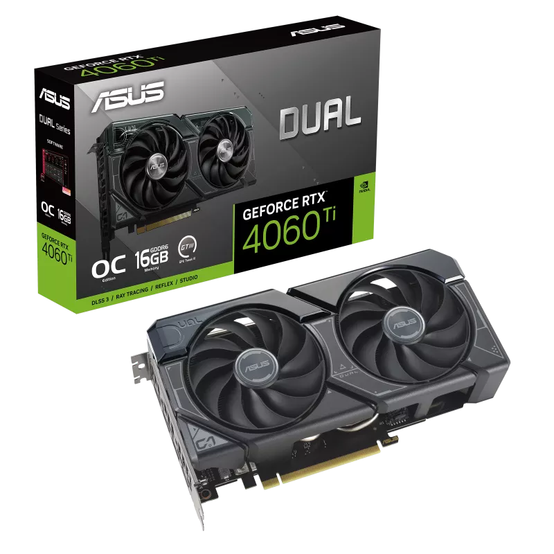 کارت گرافیک ایسوس مدل Dual RTX 4060 Ti 16GB OC