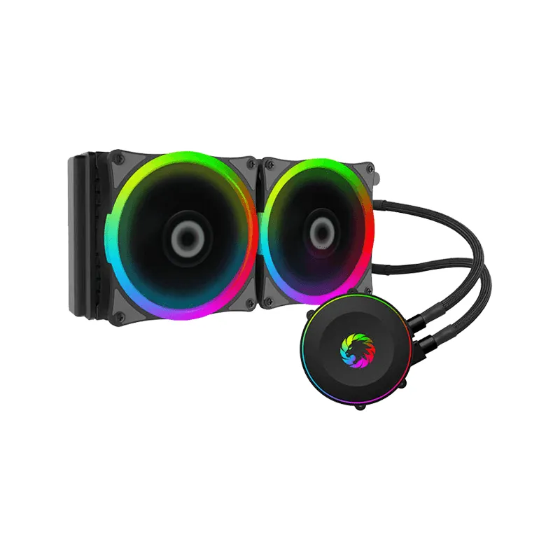 خنک کننده مایع پردازنده گیم مکس مدل iceberg 240 Rainbow