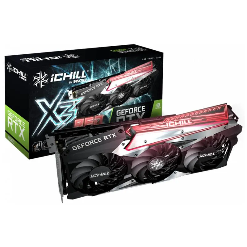 کارت گرافیک اینو تری دی مدل RTX 3060 ICHILL X3 RED 12GB