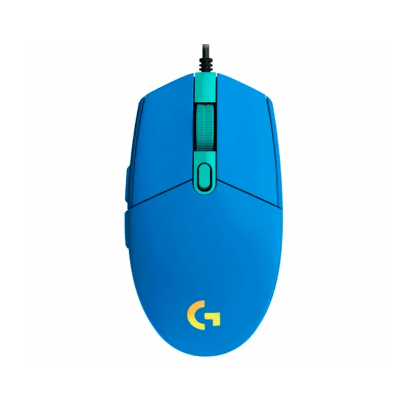 موس گیمینگ لاجیتک مدل G203 Lightsync ابی