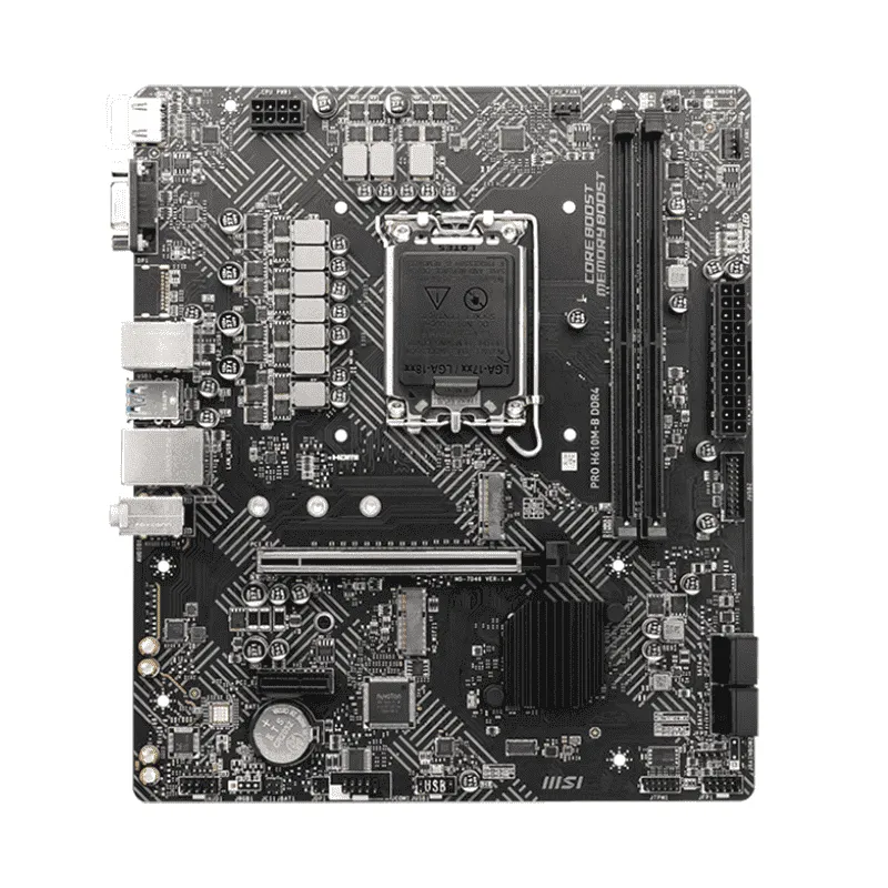 مادربرد ام اس آی مدل PRO H610M-B D4