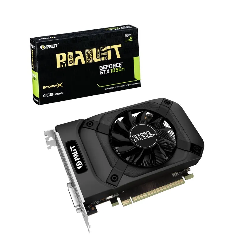 کارت گرافیک پلیت مدل GTX 1050 Ti StormX 4GB