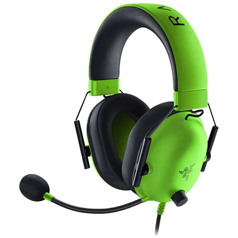 هدست گیمینگ ریزر مدل Blackshark V2 X Green Eddition