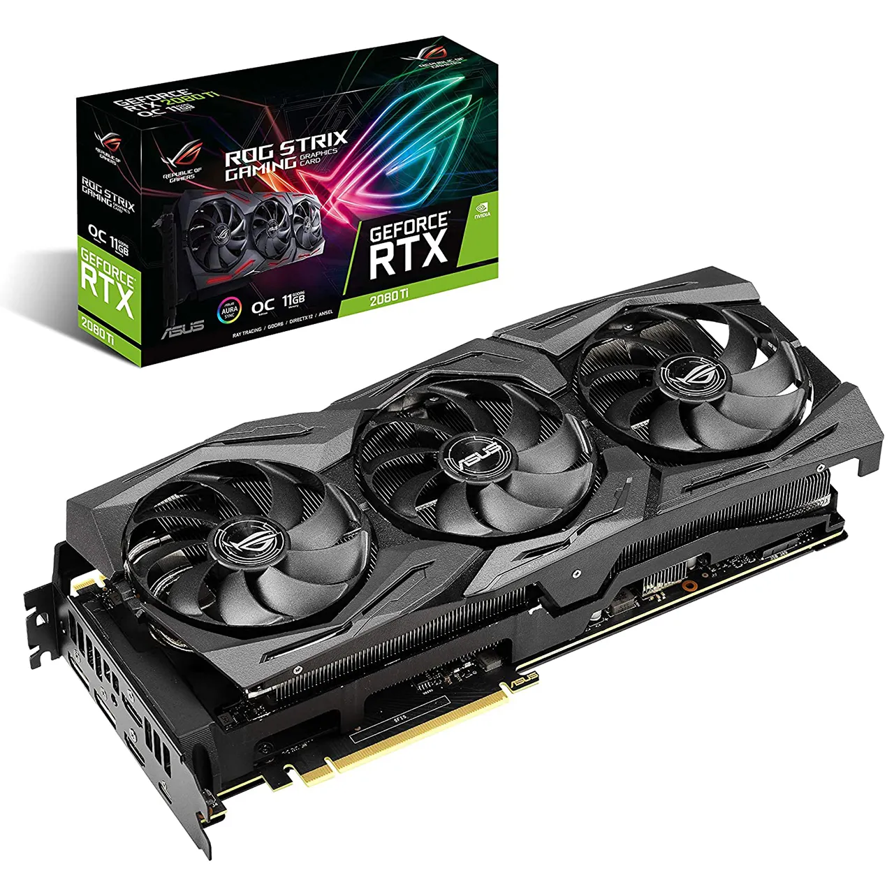 کارت گرافیک ایسوس مدل ROG Strix RTX 2080 TI OC 11GB