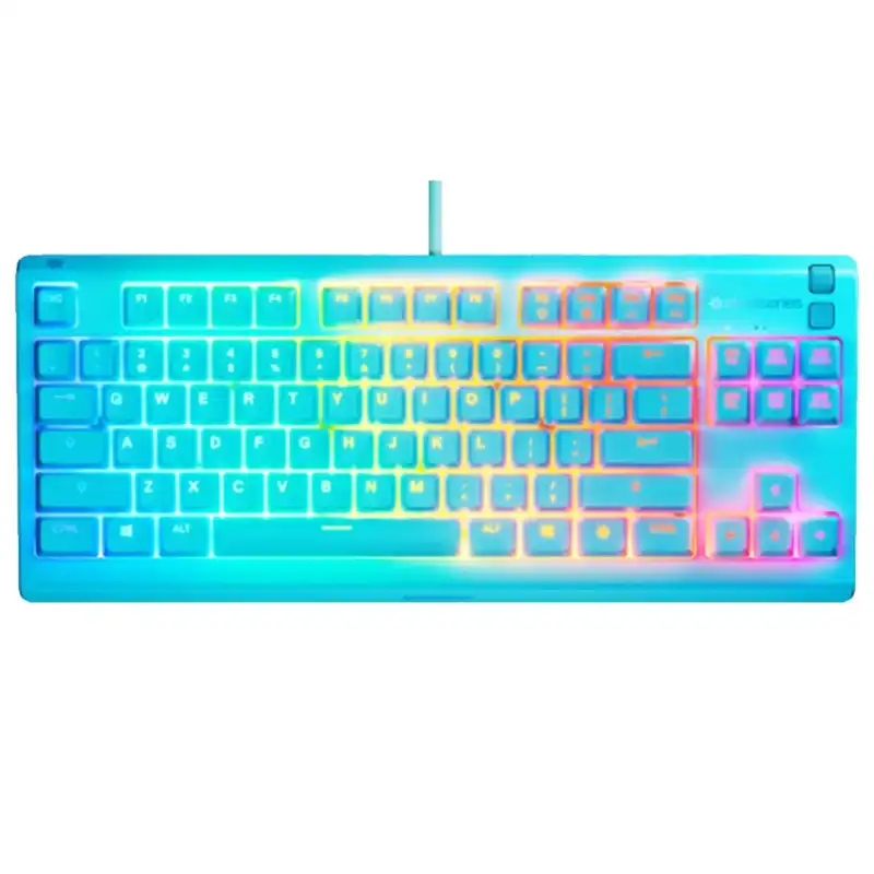 کیبورد گیمینگ استیل سریز مدل Apex 3 TKL Aqua