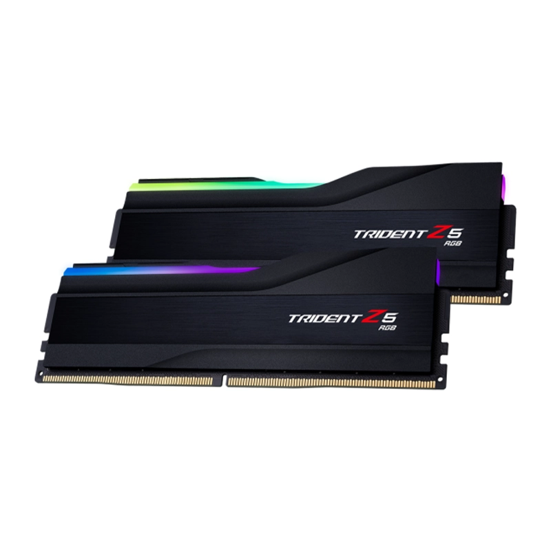 رم جی اسکیل مدل Trident Z5 RGB Black DDR5 64GB 32GBx2 6400mhz CL32