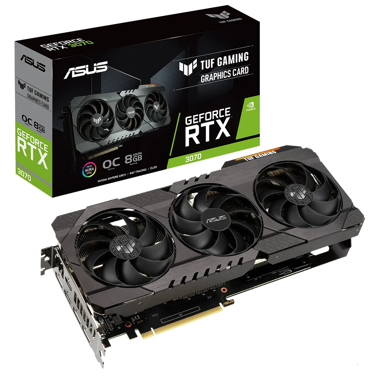 کارت گرافیک ایسوس مدل TUF RTX 3070 8GB OC