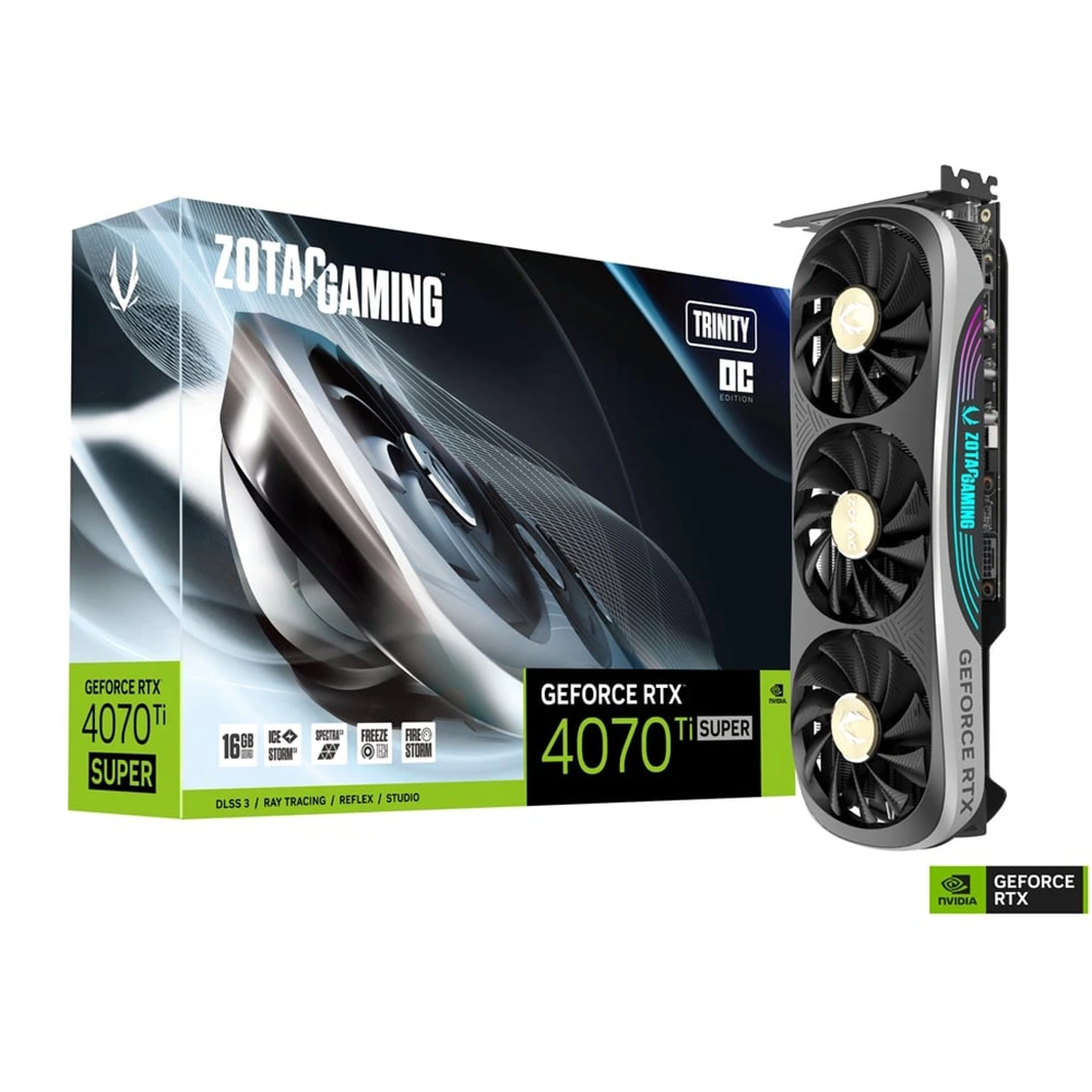 کارت گرافیک زوتک مدل RTX 4070 Ti SUPER Trinity 16GB OC