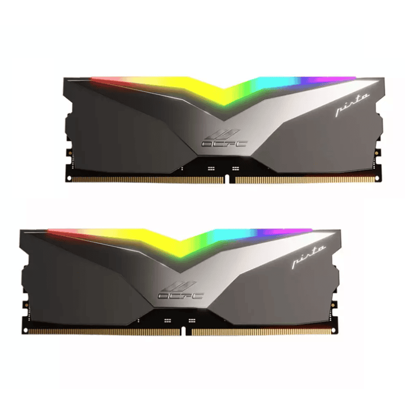 رم او سی پی سی مدل PISTA  RGB 32GB 16GBx2 4800MHz CL40 DDR5 TITAN