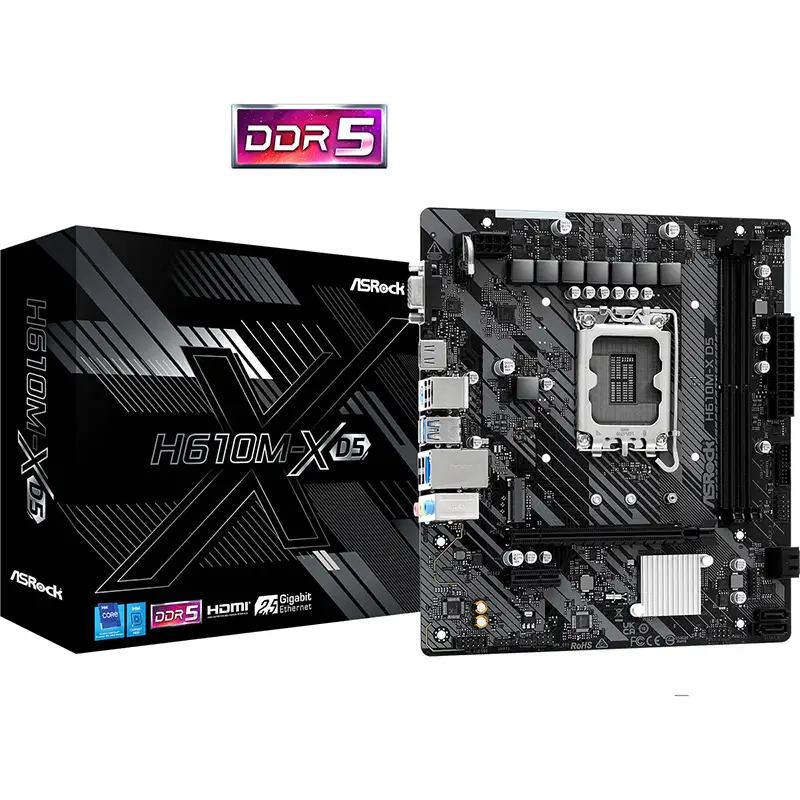 مادربرد گیمینگ ازراک مدل ASROCK  H610 M-X DDR5 WHITE