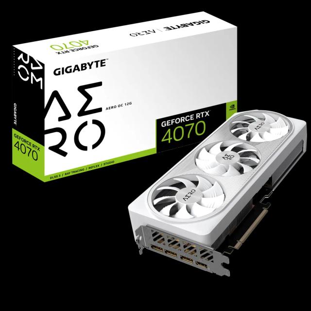 کارت گرافیک گیگابایت مدل GeForce RTX 4070 AERO 12GB OC 