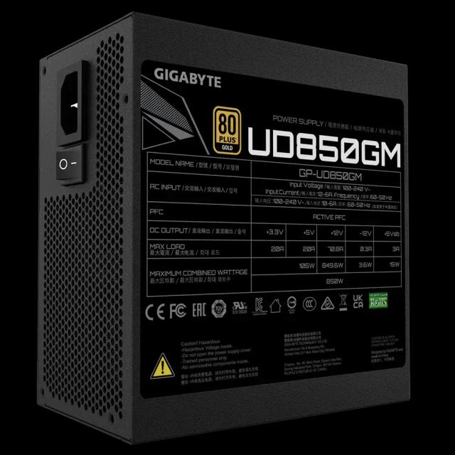 پاور گیگابایت مدل UD850GM 850W GOLD PG5 ATX3