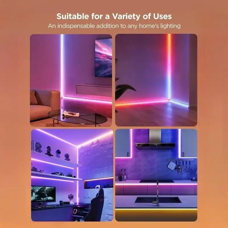 ریسه هوشمند نئون فلکسی قابل برش 5 متری گووی مدل Neon Rope H6641-4