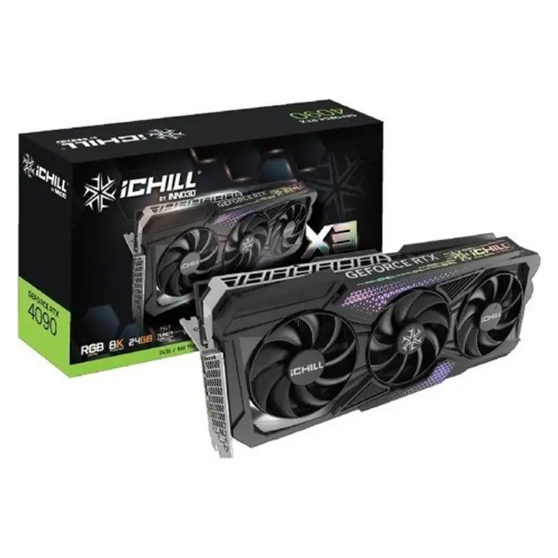  کارت گرافیک اینو تری دی مدل RTX 4090 ICHILL X3 24GB