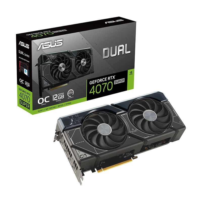 کارت گرافیک ایسوس مدل Dual RTX 4070 Super 12GB OC