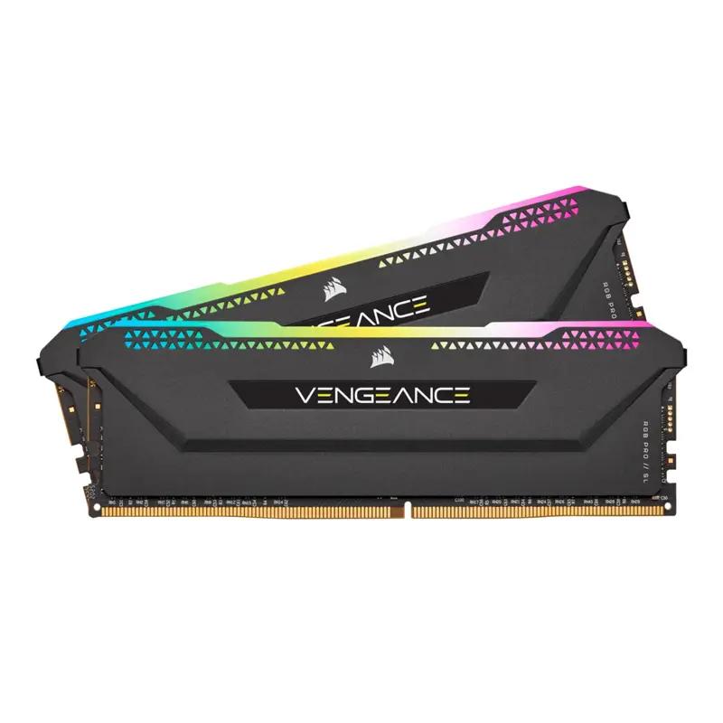 رم کورسیر مدل Vengeance RGB PRO SL DDR4 16GB 8GBx2 3600MHz CL18-0