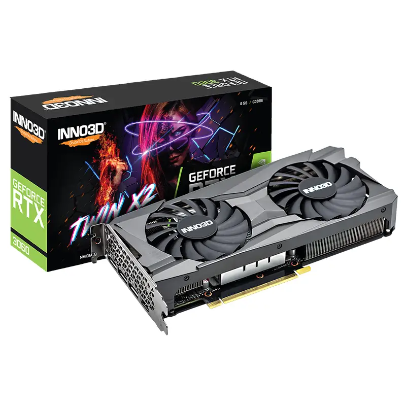 کارت گرافیک اینو تری دی مدل RTX 3060 TWIN X2 8GB