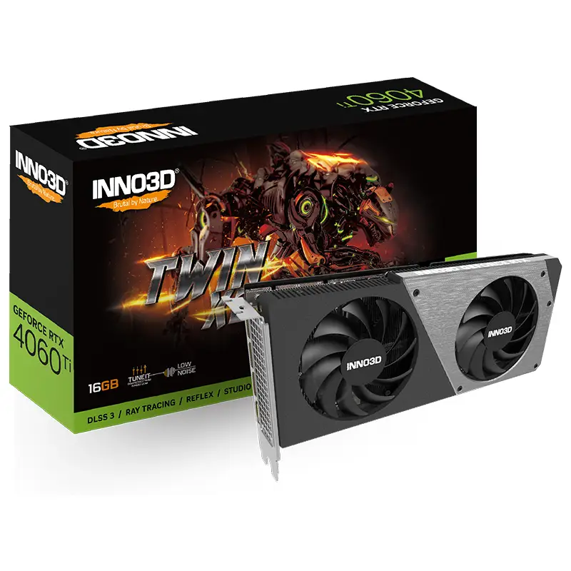 کارت گرافیک اینو تری دی مدل RTX 4060 Ti TWIN X2 16GB OC