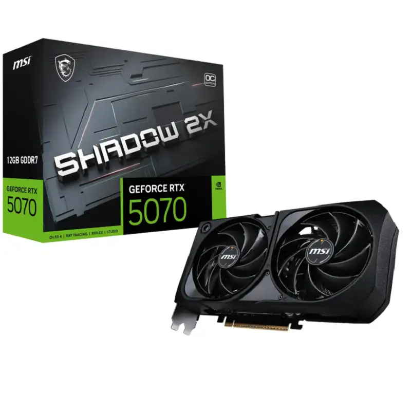 کارت گرافیک ام اس آی مدل RTX 5070 SHADOW 2X OC 12GB-0