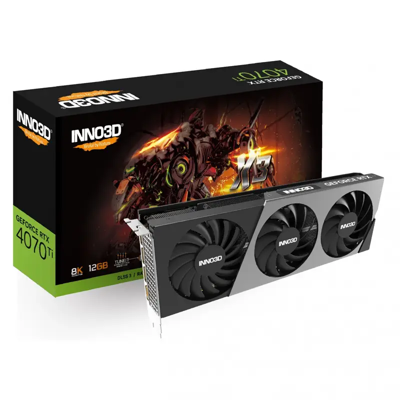 کارت گرافیک اینو تری دی مدل RTX 4070 Ti X3 12GB