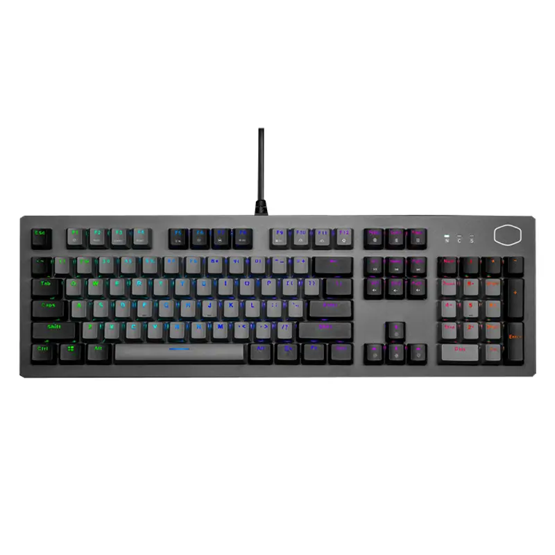 کیبورد گیمینگ کولرمستر مدل  CK352 (blue switch) -0