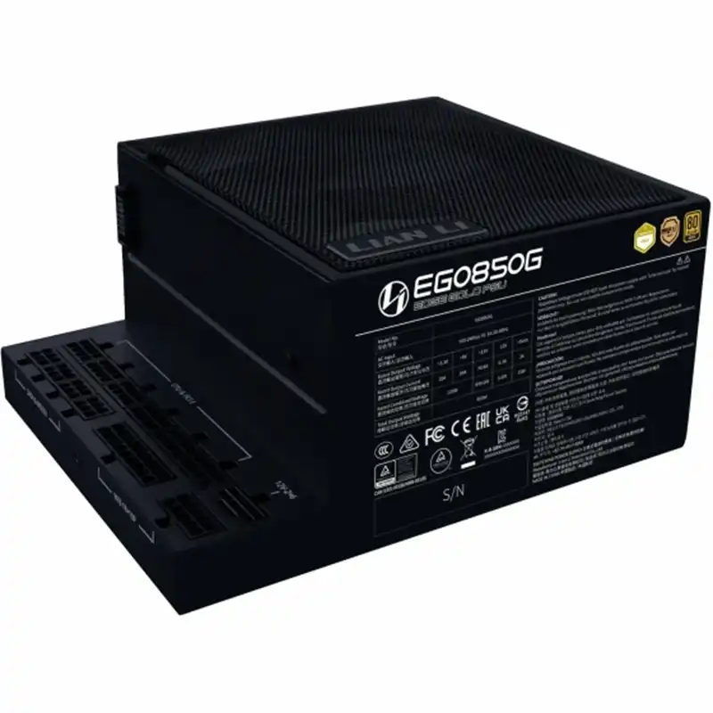 پاور 850 وات لیان لی EDGE GOLD 850 UK Black Full Modular