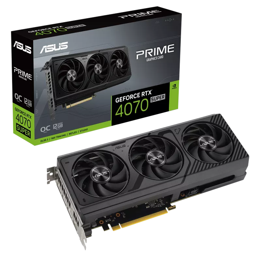 کارت گرافیک ایسوس مدل PRIME RTX 4070 SUPER 12GB OC-0