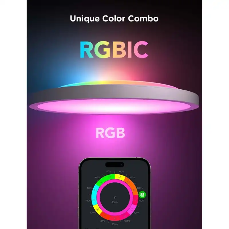 چراغ سقفی هوشمند 30 سانتی گووی Govee Smart Ceiling Light 1S H80A1-2