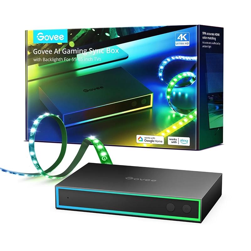 پنل روشنایی هوشمند گووی مدل AI Gaming Sync Box Kit-0