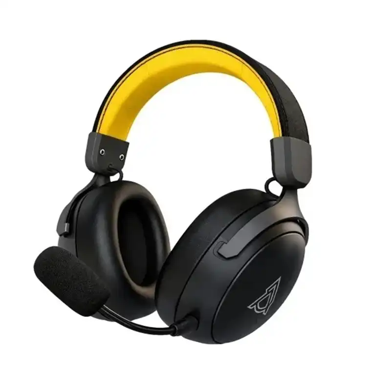 هدست گیمینگ ایجز مدلAJAZZ AHM08 MAX Black-Gray-Yellow