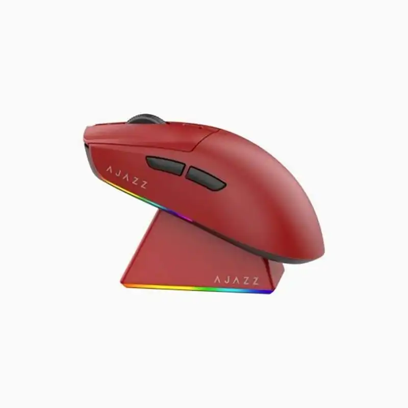 موس گیمینگ ایجز مدلAJAZZ AJ139 V2 MC Tri-Mode Red