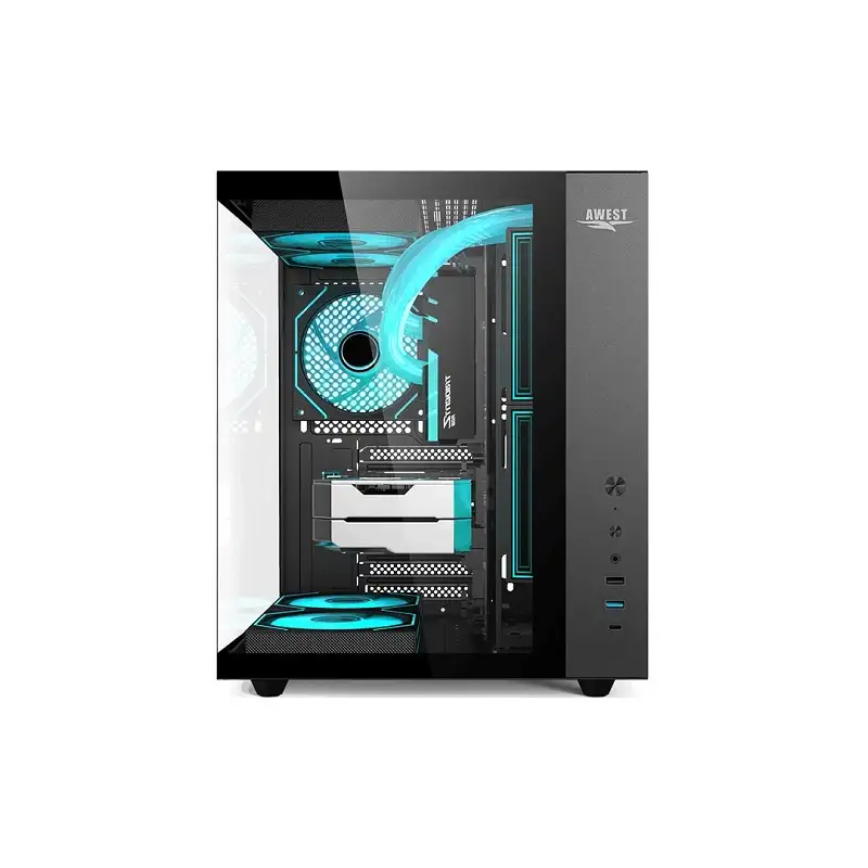 کیس اوست مدل AQ15 BLACK -2