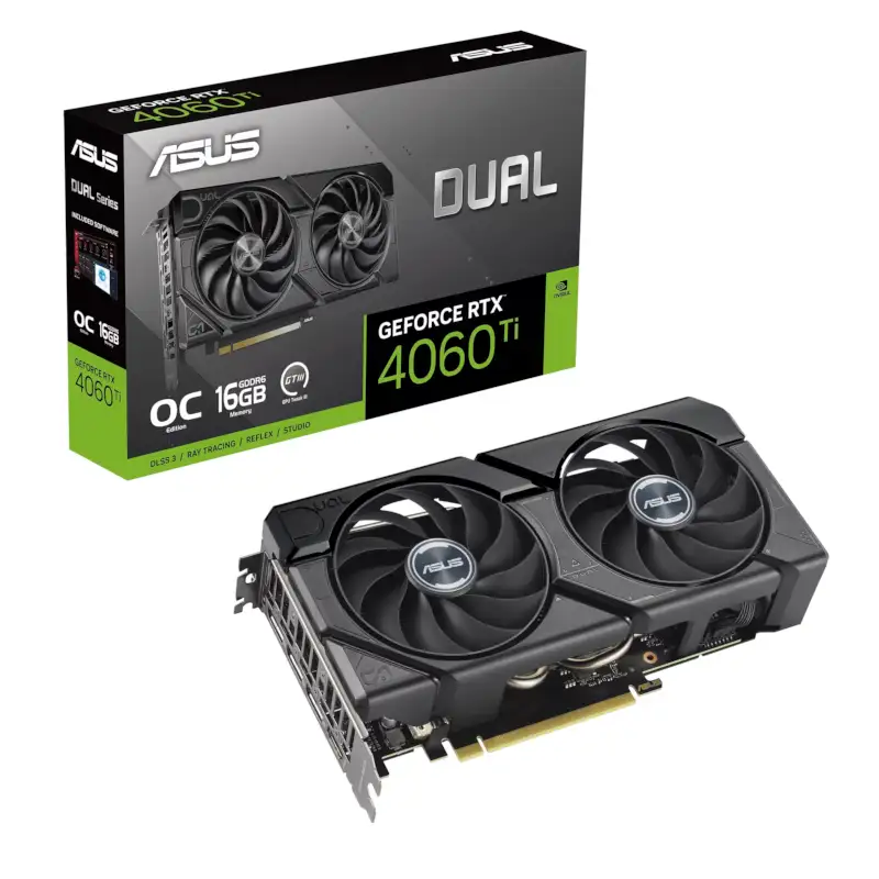 کارت گرافیک ایسوس مدل DUAL RTX 4060 TI EVO OC 16GB