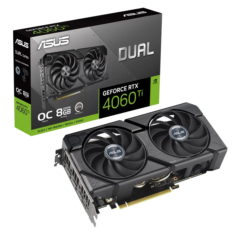 کارت گرافیک ایسوس مدل DUAL RTX 4060 TI EVO OC 8GB