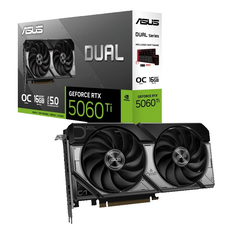 کارت گرافیک ایسوس مدل DUAL RTX 5060 Ti OC 16GB