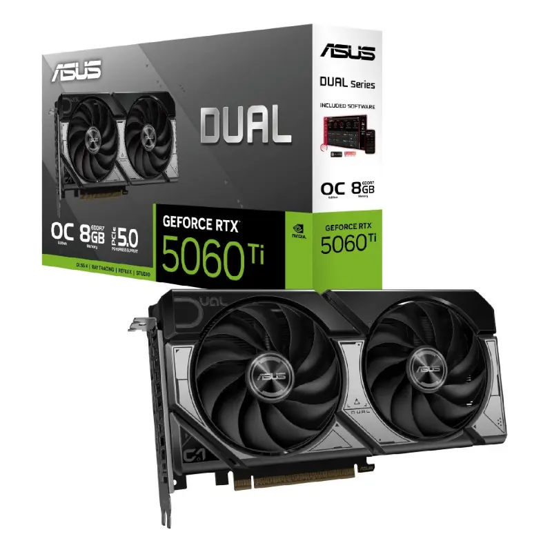 کارت گرافیک ایسوس مدل DUAL RTX 5060 Ti OC 8GB