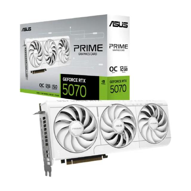 کارت گرافیک ایسوس مدل Prime RTX 5070 12GB OC White